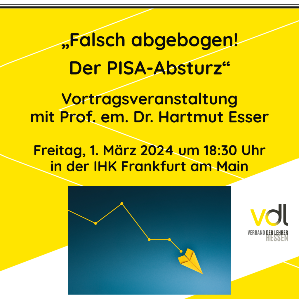 Einladung zur Vortragsveranstaltung des VDL Hessen und der WIPOG am 1. März 2024 in Frankfurt