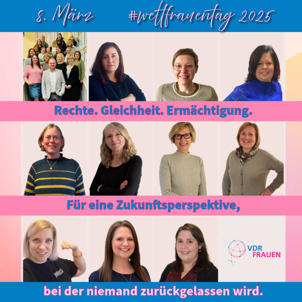 Pressemitteilung der VDR Frauen vom 08.03.2025: Frauen sichtbar machen, Zukunftsperspektiven gestalten – Internationaler Frauentag 2025