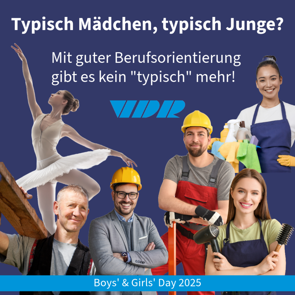 Pressemitteilung des VDR vom 03.04.2025: Girls´ and Boys´ Day ist ein wertvoller Beitrag für eine individuelle Berufsorientierung